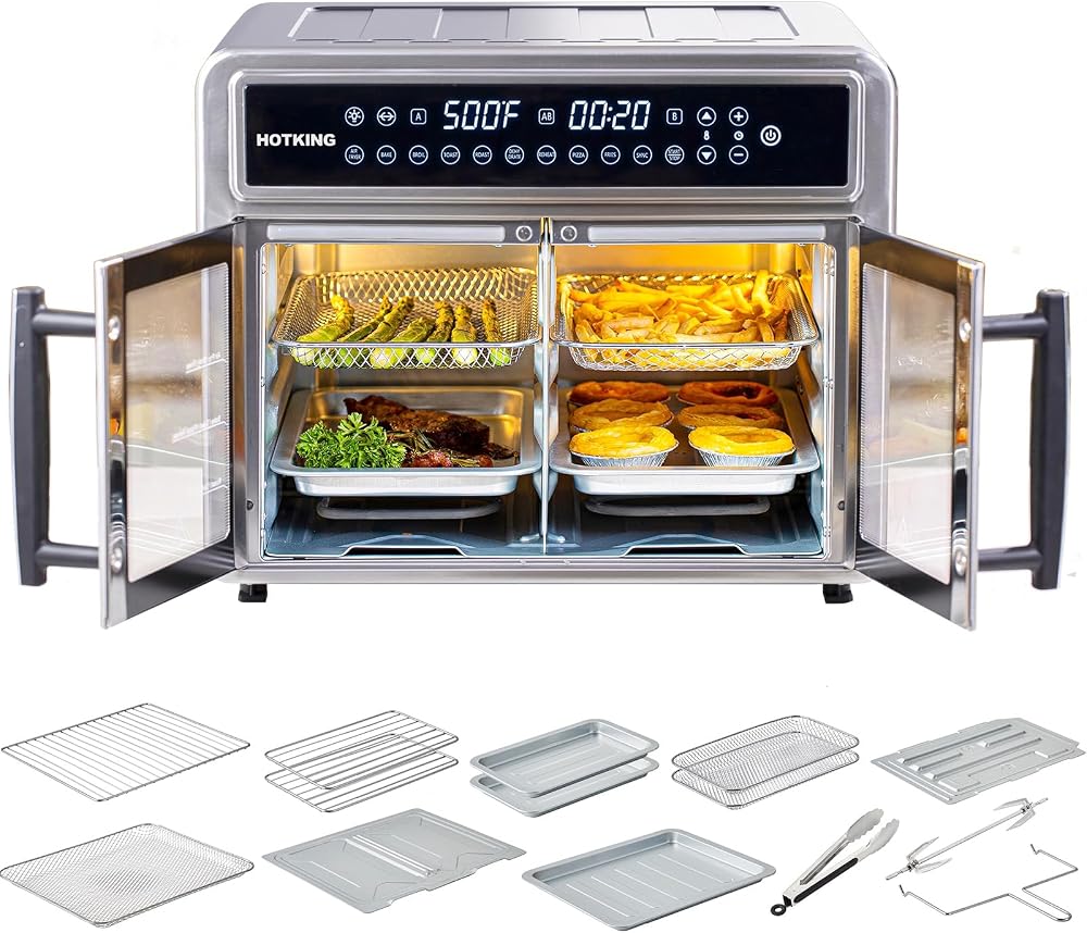 HotKing KATO-28A1 28-Qt Dual Zone Air Fryer Oven